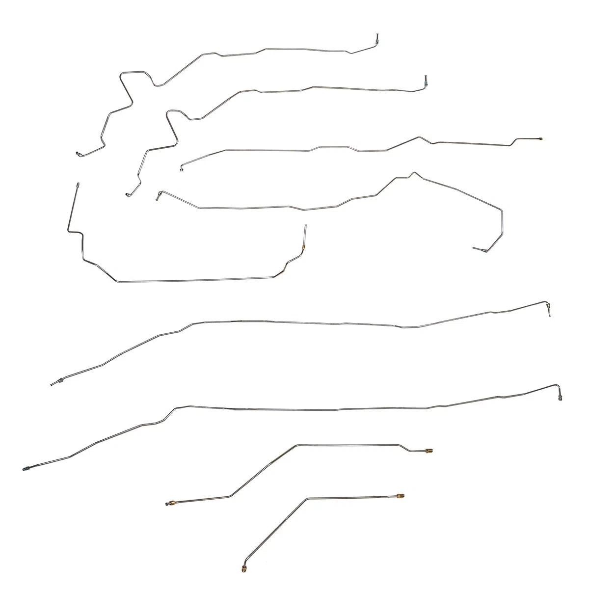 2011-2014 Chevrolet Silverado 2500 HD Complete Brake Line Kit Reg Cab Stainless CBK0717SS